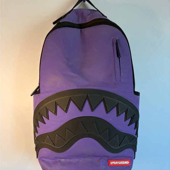 Sprayground Purple Backpack 3M RARE